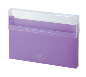 【送料無料】LIHIT LAB.(リヒトラブ) CUBE FIZZ コングレスケース A4 パープル A-6024-10
