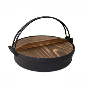 【送料無料】池永鉄工 南部鉄 すき鍋 いろどり (約26cm)