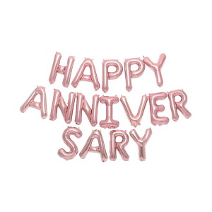 �y���������zGARLAND BALLOON �K�[�����h �o���[�� HAPPY ANNIVERSARY SFGA-02 pink