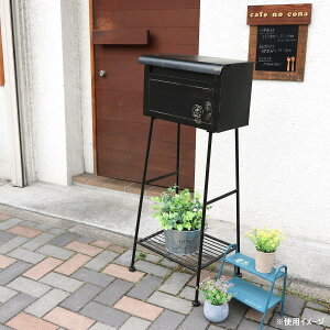 【送料無料】不二貿易 C/D:35500 ガーデンポスト(オブジェ) ローズ ブラック 横型 35500