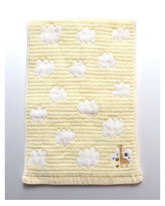 【送料無料】エレファントインファント エレファント メレンゲガーゼ フェイスタオル ELMG-100 YE キリン