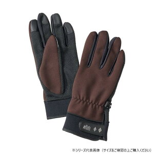 【送料無料】ウォームフィットトレッキンググローブ ブラウン Sサイズ GI007U/BR