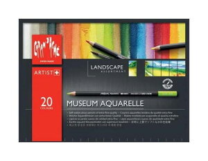 【送料無料】カランダッシュ・ミュージアムアクアレル・20色セット紙箱入・ランドスケープ・3510-420・(688102)