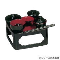 【送料無料】仏膳 5.0寸 黒（内朱) 4307500400011