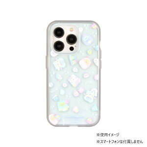 【送料無料】 すみっコぐらし IIIIfit iPhone15Pro対応ケース おばけ SMK-179B
