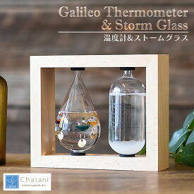 【送料無料】茶谷産業 Fun Science ファンサイエンス 温度計＆ストームグラス 333-272