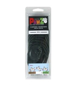【送料無料】正規輸入品　アメリカ　Pawz Dog Boots社製　ポウズ　ラバードッグブーツ　ブラック　S　PZBLKS