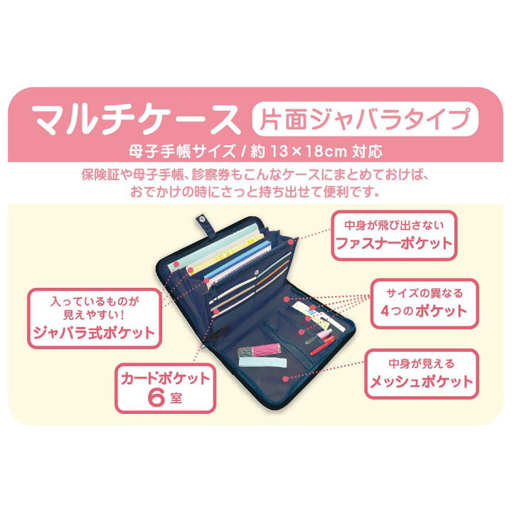 楽天市場】【送料無料】マルチケース 片面ジャバラタイプ(ミッフィー 