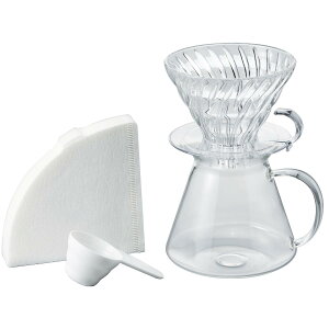 yzHARIO nI V60 Glass Brewing Kit 600mL R[q[hbvZbg S-VGBK-02-T
