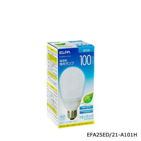 【送料無料】ELPA　電球型蛍光灯A100W E26 昼光色　EFA25ED/21-A101H