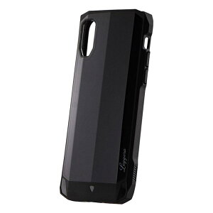 �y���������ziPhoneXS iPhoneX �ϏՌ��n�C�u���b�h�P�[�XLEGGERA �\���b�h�u���b�N LP-IPSHVLSBK