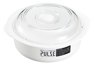 【送料無料】ENTEC エンテック PL-1204W パルスレンジ容器 丸 1290ml 白 箱入