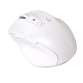 【送料無料】ナカバヤシ　小型Bluetooth5ボタンBlueLEDマウス　ホワイト　MUS-BKF121W
