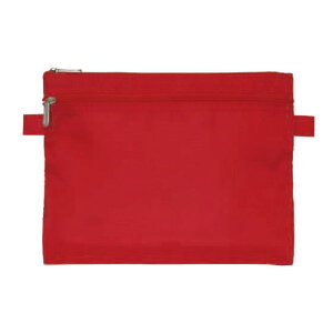 【送料無料】メッシュ&ジップマルチケースSS レッド MMC-A6-02