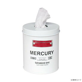 【送料無料】マーキュリー ブリキサニタリーペーパーホルダー ホワイト ME053967