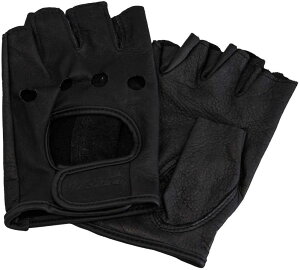 【送料無料】 TH-604BK HUSOLID ドライビンググローブ 半指 FREE ブラック TH-604