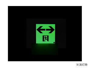 【送料無料】エルティーアイ 消防認定品 S級 高輝度蓄光式誘導標識 スタンダード 両矢印 SSN563