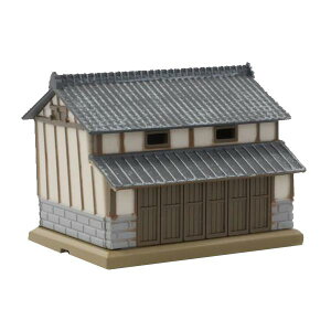 【送料無料】 瓦屋根 漆喰壁納屋 看板付 灰 S028-1