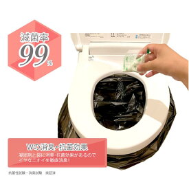 【送料無料】水のいらない簡易トイレ 10回分　SMT-10