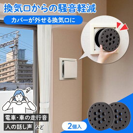 【送料無料】コモライフ 換気口吸音スポンジ 2個入 換気口 吸音 騒音軽減 吸音材 電車 車 話し声 飛行機 音漏れ 日本製
