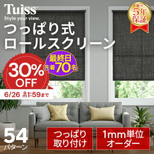 �y�ŏI���I�撅70�� 6/26�i���j1:59�܂�30��OFF�z �̐��~�X�����ۏ؁I tuiss ���ς莮 ���[���X�N���[�� �I�[�_�[���[�h�u���C���h ���t���ȒP ���� �̌� �Ռ� �ՔM �z���C�g �u���b�N �x�[�W