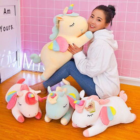 【50円クーポン配布中!】 ぬいぐるみ 大き ぬいぐるみ ポケモン ぬいぐるみ抱き枕 ぬいぐるみ小さい ぬいぐるみ ぬいぐるみユニコーン人形かわいい虹ポニーぬいぐるみ女の子らしい人形 キッズ グッズ プレゼントぬいぐ ベビー ピンク ホワイト