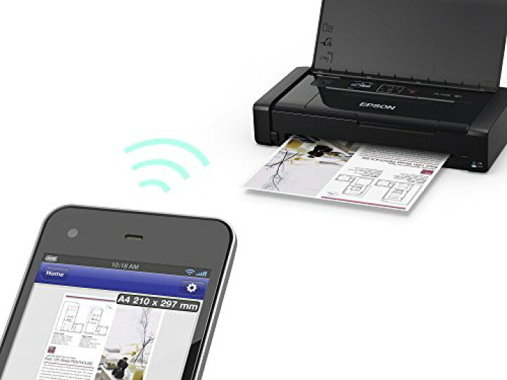 楽天市場】EPSON A4モバイルインクジェットプリンター PX-S05B 