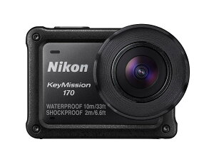 Nikon �h���A�N�V�����J���� KeyMission 170 BK �u���b�N