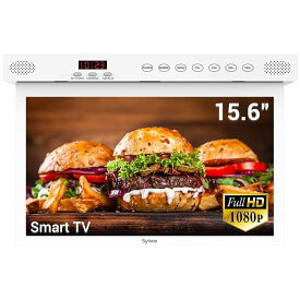SYLVOX tv テレビ 防湿性 サビ止め 15.6イン チ キッチンTV キッチンテレビ 多機能テレビ