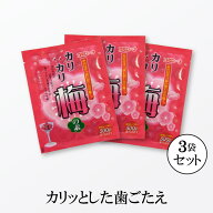 手作り カリカリ梅の素 70g(梅500g用)×3袋【ゆうパケット・送料無料】 かりかり梅 小梅 青梅 梅干し 梅…