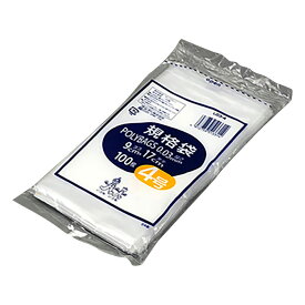 ★ポイント最大16倍★【全国配送可】-ポリバック規格袋（0.03mm）　90×170mm　100枚 オルディ 型番 L03-4 　JAN 4972759513314 aso 1-8279-04 ●在庫品 納期約 3営業日-【医療・研究機器】
