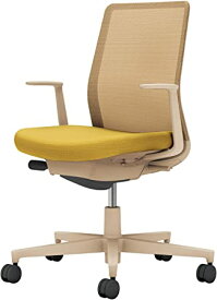 ★ポイント最大16倍★【送料無料】- オフィスチェア　モネット　L型肘つきコクヨ 品番 C03-Z110U-Z1SYKX1 ソフトベージュ／オリーブイエロー atk 6662-8545　66628545 -【キスパ家具】