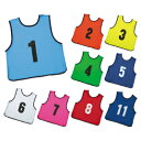 ★ポイント最大15倍★【教育施設様限定商品】-ed 141408 エコエムベスト〈No.1〜10〉10枚セット青 メーカー名 エバニュー-【教育・福祉】