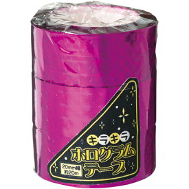 ★ポイント最大16倍★【全国配送可】-ホログラムテープ牡丹20mm×約20m3巻　エヒメ紙工 品番 jtx 384222-【ジョインテックス・JOINTEX】JAN 4907756018081 メーカー在庫品