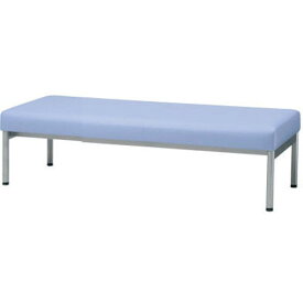 ★ポイント最大16倍★【送料無料】-LS-100 ロビーベンチ(背なし) LS-102 LB　プラス 品番 LS-102 ライトブルー jtx 65290-【ジョインテックス・JOINTEX】JAN