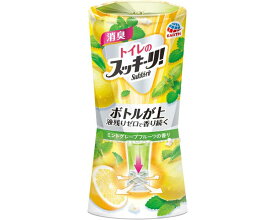 ★ポイント最大16倍★【全国配送可】-トイレのスッキーリ　400mL ミントグレープフルーツの香り アース製薬　JAN 4901080623218 kt478877 取寄品 住環境用品 消耗品 除菌・消臭剤-【介護福祉用具】