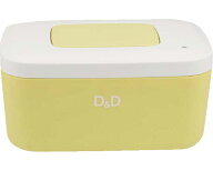 ★ポイント最大16倍★【全国配送可】-ウェットティッシュウォーマー　ふくぽっか DSP-WTW001YL　イエロー…