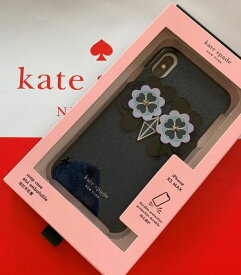 ★ケイトスペード Kate Spade owl applique iphone case Xs Max ふくろうのアップリケ　ブルー系【あす楽対応】代引き不可