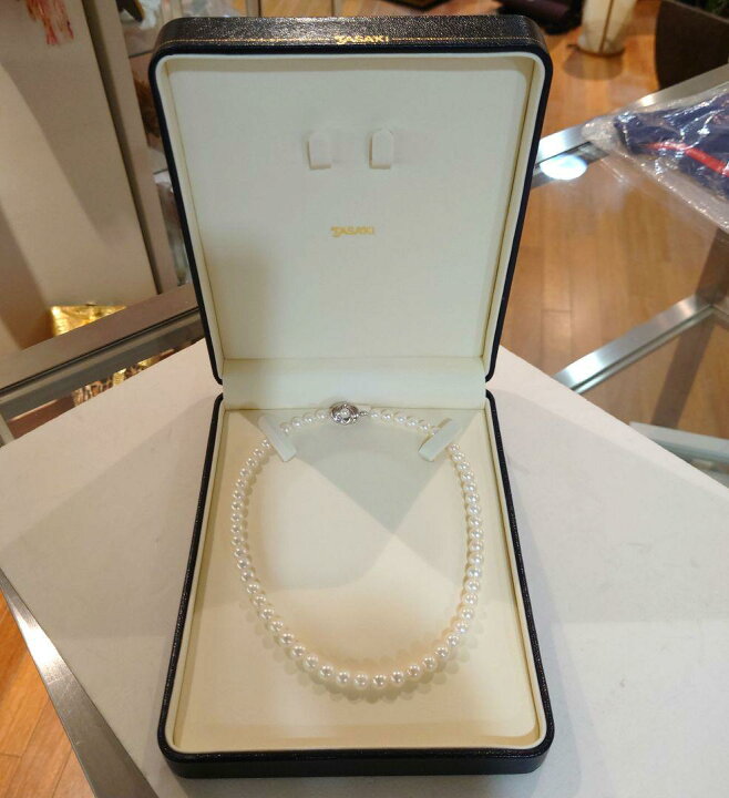 楽天市場】TASAKI タサキ【田崎真珠】パールネックレス7.0-7.5mm  