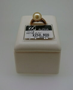 ^TL c^ Cp[ O 10.0mm D0.12ct @K18@TASAKI w @WG[ O@25030 TCY10yyΉz