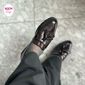 レインシューズ ローファー レディース 防水 厚底 晴雨兼用 えりん 大人 おしゃれ 痛くない 可愛い きれいめ オールウェザー フラットシューズ 通勤 黒 ブラウン 歩きやすい スタッズ 送料無料 [7487]