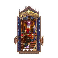 本棚にスマートに収まるブックヌック 「ファンタジールーム」DIY組み立てキット 日本語説明書付 3Dウッド…