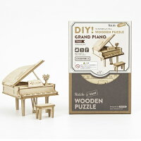 楽天市場 公式 つくるんです Tg402 グランドピアノ Robotime 日本公式 日本語説明書付 3d ウッドパズル 手作りキット 脳トレ 小学生 大人 工作キット 段ボール つくるんですshop楽天市場店