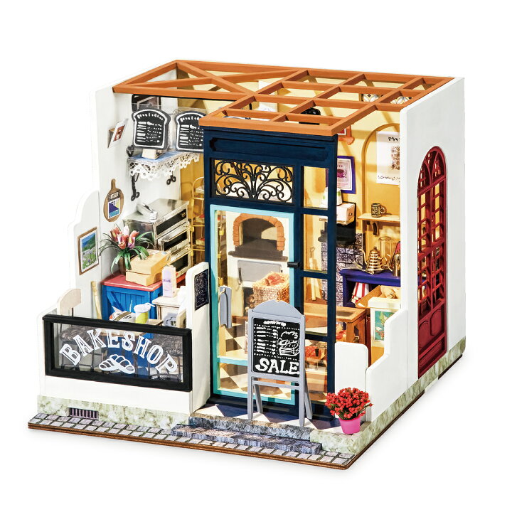 楽天市場】【公式】 つくるんです ミニチュアハウス ベーカリー 日本語 