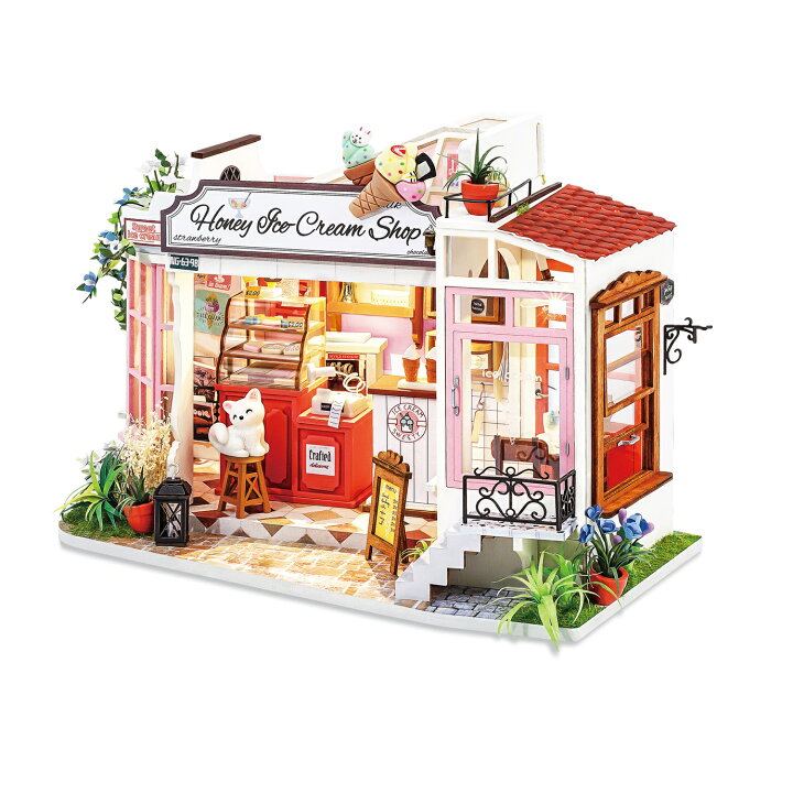 楽天市場】【公式】 つくるんです ミニチュアハウス アイスクリーム 