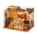 大人気！パン屋さんのミニチュア【公式】つくるんです ミニチュアハウス「森のベーカリー」DG161／あんしん日本語説明…