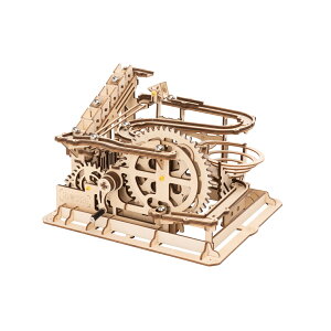 くるくる回るエンドレスのコースター!【公式】つくるんです LGM01 マーブルパルクールプラス|Robotime 日本公式/日本語説明書付 3D ウッドパズル 手作りキット 脳トレ 小学生 大人 工作キッ