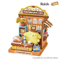 【公式】 つくるんです ミニチュアハウス 「ポムポムプリンのカフェ」DA004／日本語説明書・サポート付 R…