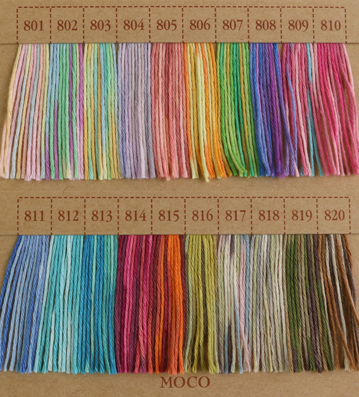 MOCO モコ 刺繍糸 刺しゅう糸 グラデーション フジックス つくる楽しみ 糸