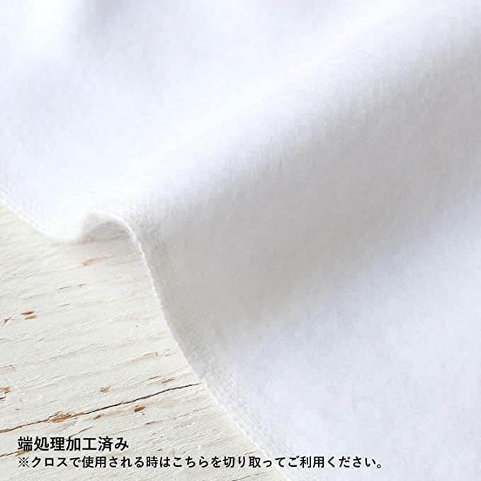 楽天市場】ネル生地 白 100純綿双糸 綿100% 日本製 両面起毛 巾約72cm